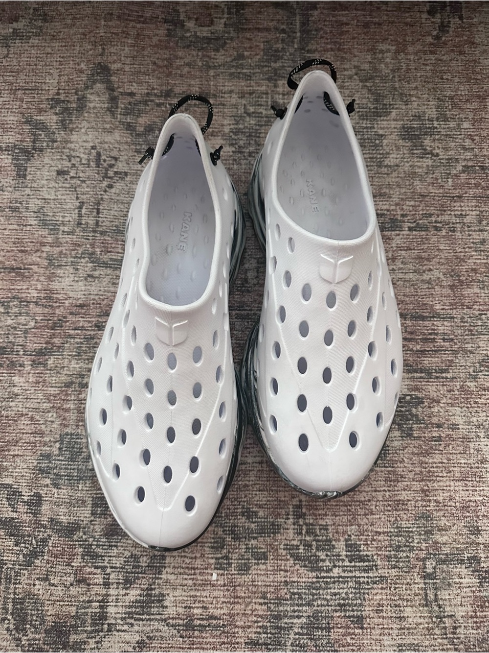 Men's White Ventilated Athletic Slip-On Water Shoes